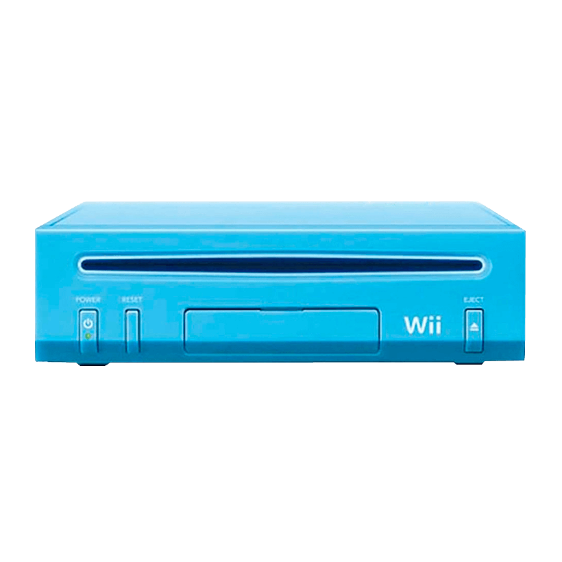 Консоль Nintendo Wii Family Edition RVL-101 Limited Edition Europe Модифікована 32GB Blue + 5 Вбудованих Ігор Без Геймпада Б/У - Retromagaz