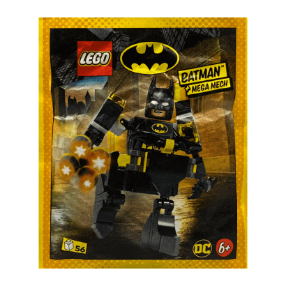 Конструктор Lego Фігурка Batman with Mega Mech Paper Bag Super Heroes 212401 	tlm082 Новий - Retromagaz