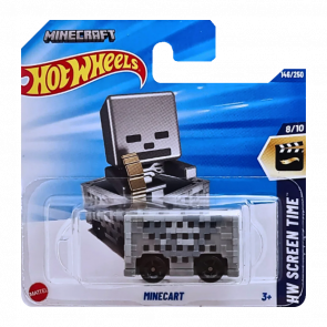Машинка Базова Hot Wheels Minecraft Screen Time 1:64 HYY82 Grey