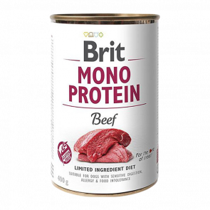 Влажный Корм для Собак Brit Care Mono Protein Говядина 400g - Retromagaz