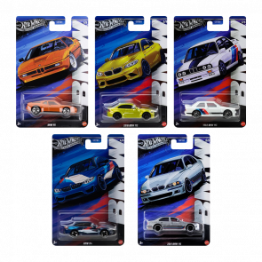 Набір Тематична Машинка 5шт Hot Wheels BMW Series M1 M2 M3 M4 M5 2025-1 Набір Тематична Машинка 5шт Hot Wheels BMW Series M1 M2 M3 M4 M5 2025-1 - Retromagaz