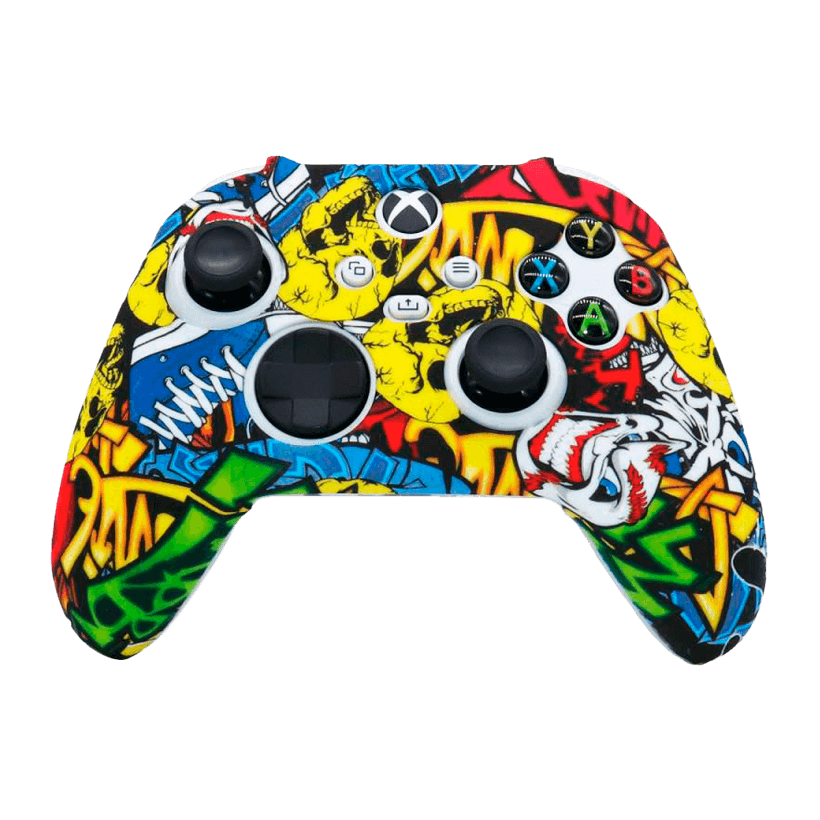 Чохол Силіконовий RMC Xbox Series Urban Style Yellow Blue Новий - Retromagaz