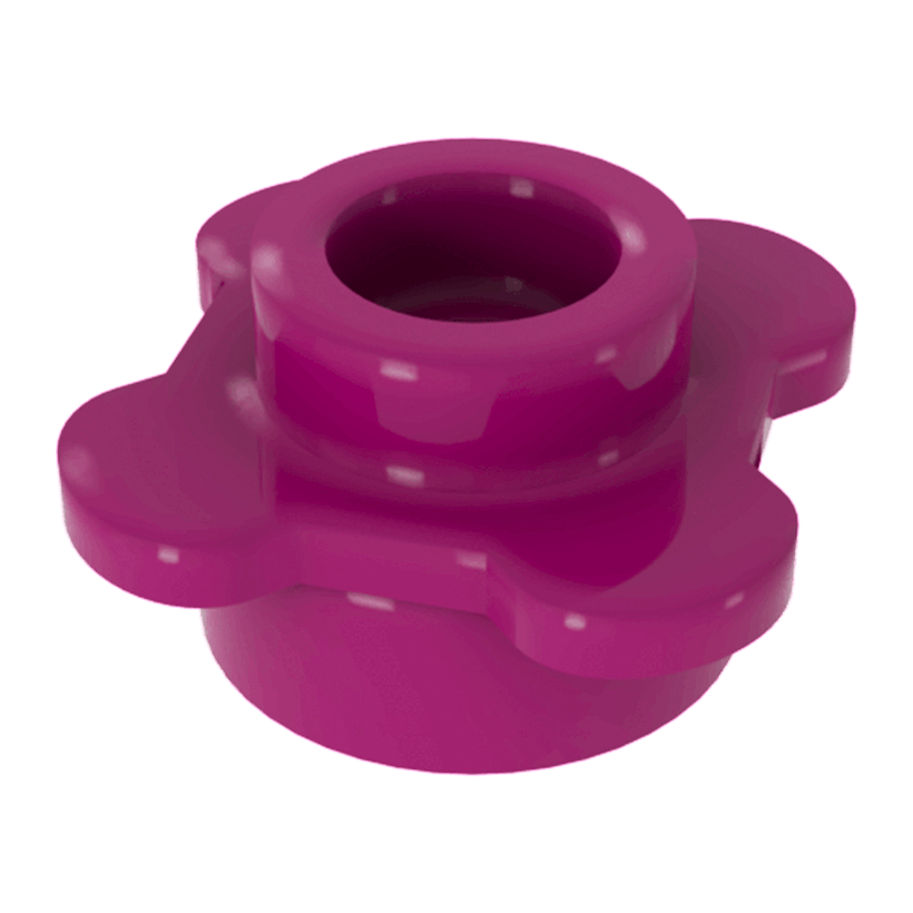 Растение 50шт Lego Цветок 1 x 1 33291 28573 6078932 6170306 Magenta Б/У - Retromagaz