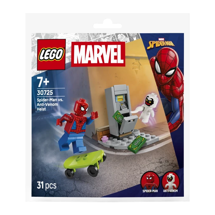 Конструктор Lego Людина-Павук vs. Анти-Веном. Пограбування Paper Bag Marvel 30725 Новий - Retromagaz