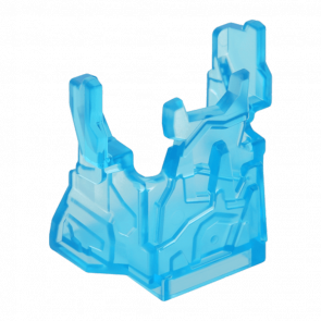 Скала Lego with Fractures Chima Ice Cage Панель 2 x 4 x 3 15091 6065032 Trans-Light Blue Б/У - Retromagaz
