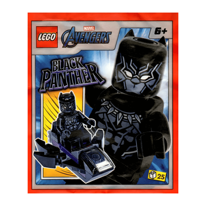 Конструктор Lego Фігурка Black Panther with Jet Paper Bag Marvel Super Heroes 242316 sh0807 Новий - Retromagaz