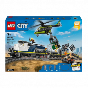 Конструктор Lego Пограбування Поліцейського Поїзда City 60508 Новий - Retromagaz