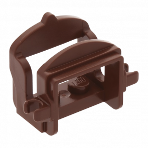 Для Животных Lego Horse Saddle with Clips 4491b 4550331 6092656 Reddish Brown Б/У - Retromagaz