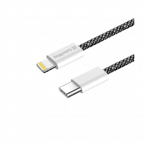 Кабель Colorway USB Type-C - Lightning Black 1m - Retromagaz