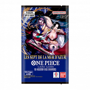 Картки Bandai Колекційна Гра One Piece Card Game OP14 The Azure Sea's Seven - Retromagaz