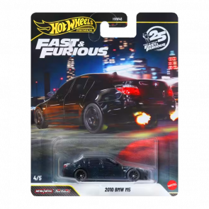 Машинка Premium Hot Wheels 2010 BMW M5 E60 Fast & Furious 1:64 JHW62 Black - Retromagaz