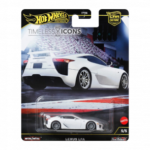 Машинка Premium Hot Wheels Lexus LFA Timeless Icons 1:64 JBK57 White - Retromagaz
