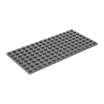 Пластина Lego Обычная 8 x 16 92438 4654613 Dark Bluish Grey 4шт Б/У - Retromagaz