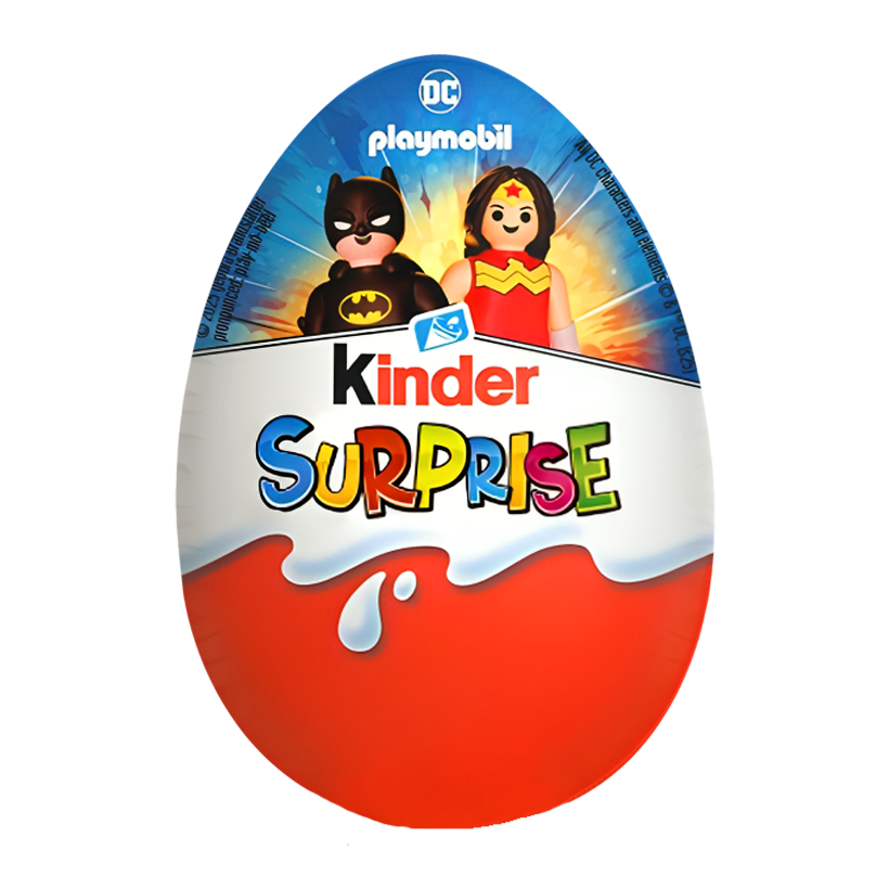 Шоколадное Яйцо Kinder Surprise DC x Playmobil 20g - Retromagaz
