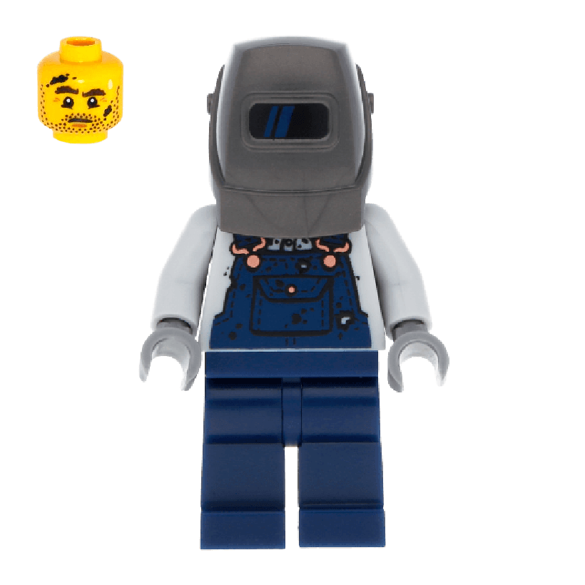 Фигурка Lego Series 11 Welder Collectible Minifigures col11-10 col172 Б/У - Retromagaz