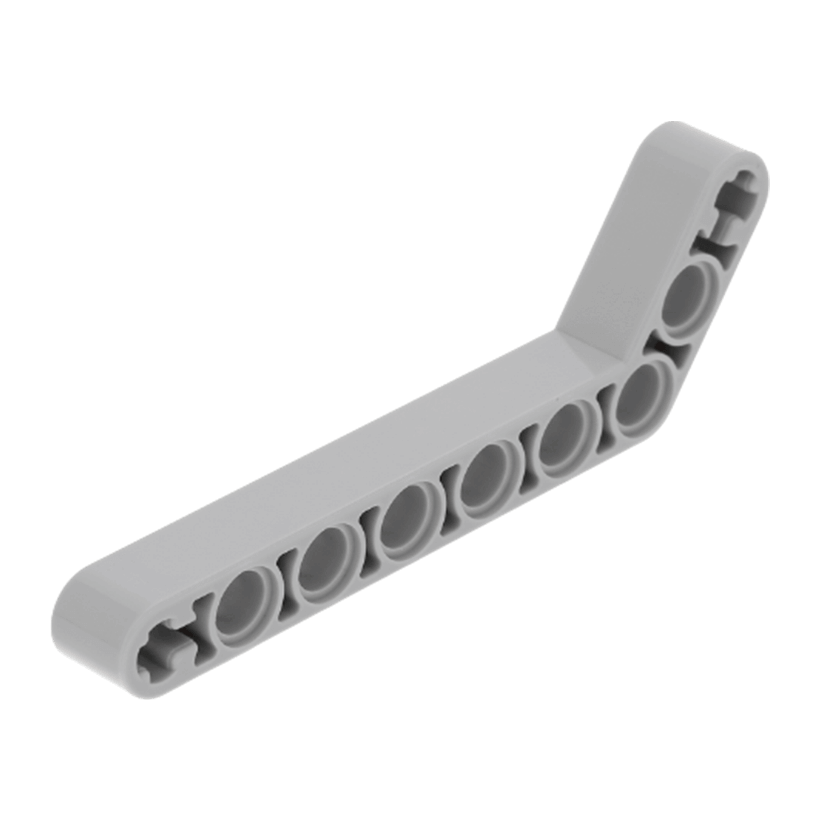 Technic 10шт Lego Балка Толстая Угловая 120 7 - 3 1 x 9 32271 42160 4211624 6276836 Light Bluish Grey Б/У - Retromagaz