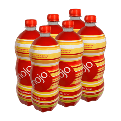 Набір Напій 6шт Mojo Pineapple Twist 1L - Retromagaz