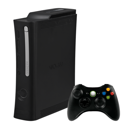 Набор Консоль Microsoft Xbox 360 Freeboot 250GB Matte Black + 5 Встроенных Игр Б/У  + Геймпад Беспроводной RMC Новый - Retromagaz