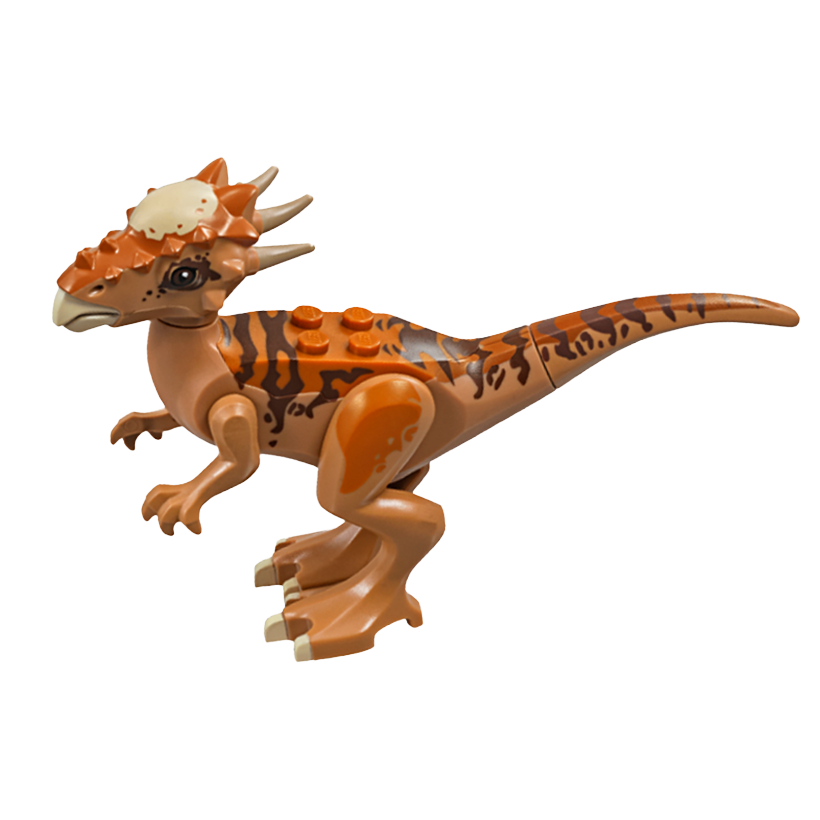 Фигурка Lego Динозавр Stygimoloch with Dark Orange Back and Dark Brown Stripes Animals styg01 75927 Medium Nougat Б/У - Retromagaz