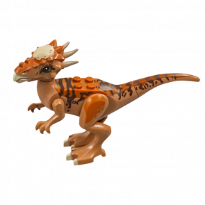 Фигурка Lego Динозавр Stygimoloch with Dark Orange Back and Dark Brown Stripes Animals styg01 75927 Medium Nougat Б/У - Retromagaz
