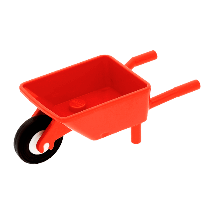 Хоз. Инвентарь Lego Wheelbarrow Frame 98288c01 4646527 3464 4296997 59895 4516843 Red Б/У - Retromagaz