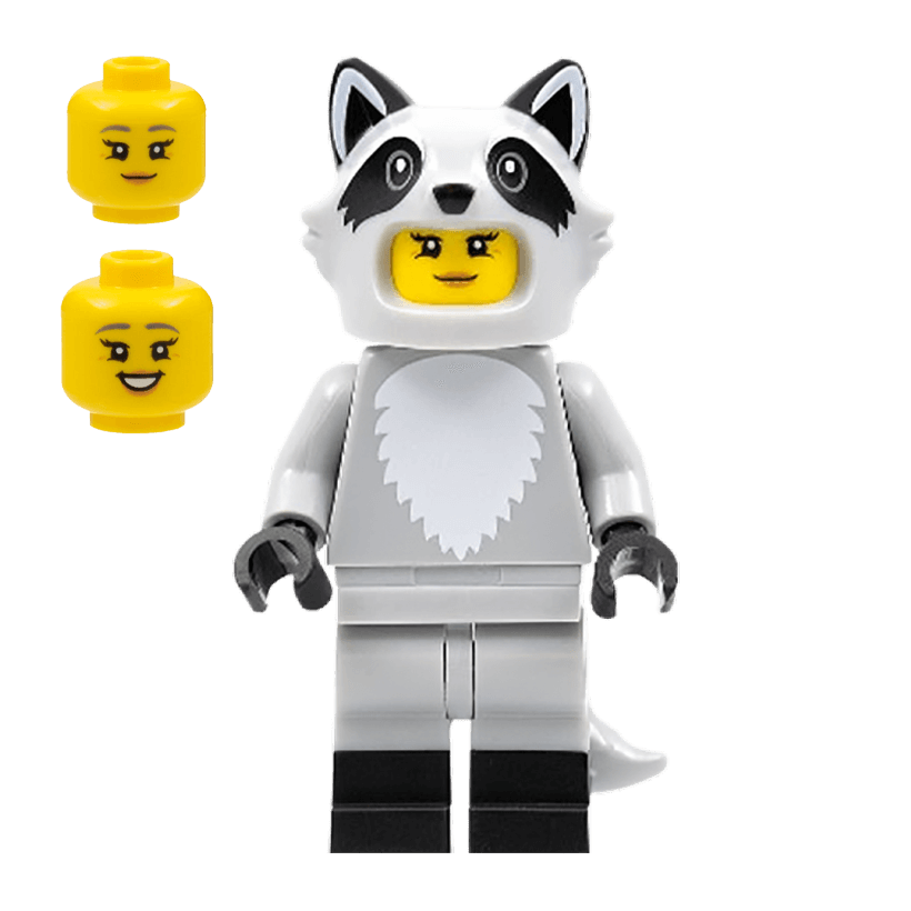 Фигурка Lego Series 22 Raccoon Costume Fan Collectible Minifigures col22-10 col395 Б/У - Retromagaz