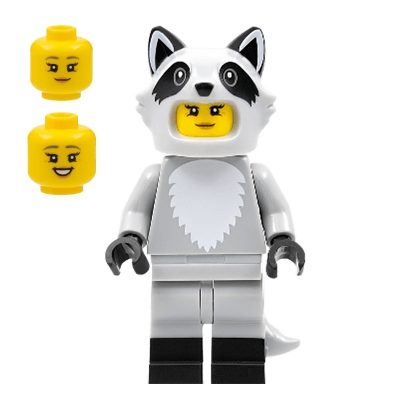 Фігурка Lego Series 22 Raccoon Costume Fan Collectible Minifigures col395 Б/У - Retromagaz