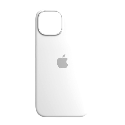 Чохол Силіконовий RMC Apple iPhone 15 White - Retromagaz