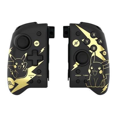 Контролери Бездротовий Nintendo Switch Split Pad Pro Pokemon Pikachu NSW-295U Black Новий - Retromagaz