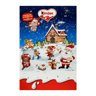 Адвент-Календар Kinder Mini Mix Advent-Calendar 150g - Retromagaz