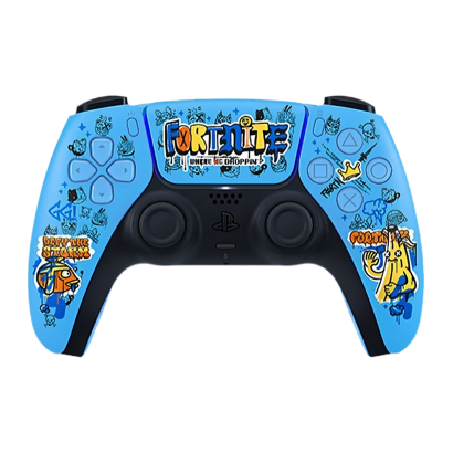 Геймпад Бездротовий Sony PlayStation 5 DualSense Fortnite Limited Edition Blue Б/У - Retromagaz