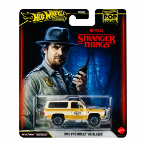 Машинка Premium Hot Wheels 1985 Chevrolet K5 Blazer Stranger Things Pop Culture 1:64 JHW86 Brown - Retromagaz
