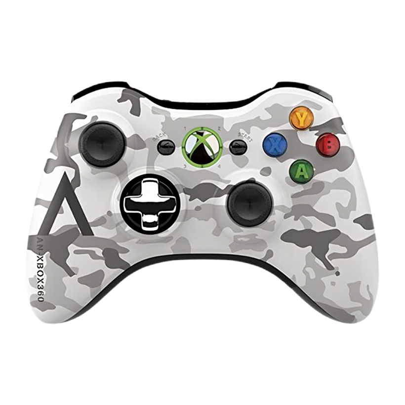 Геймпад Беспроводной Microsoft Xbox 360 Arctic Camo Б/У - Retromagaz