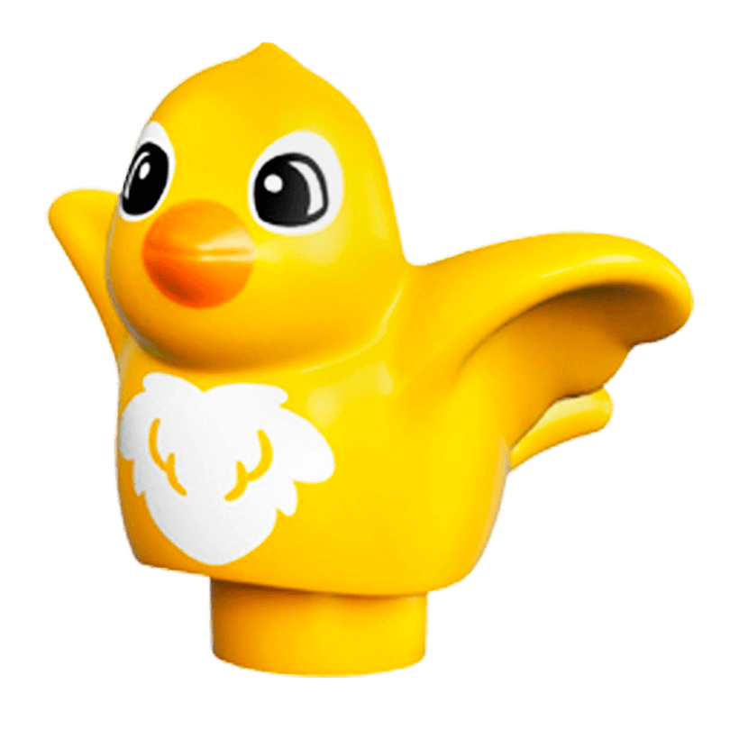 Фигурка Lego Animals Bird with White Chest Pattern Duplo 27370pb01 Б/У - Retromagaz