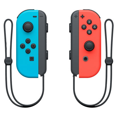 Контроллеры Беспроводной Nintendo Switch Joy‑Con 45496430566 Neon Blue Neon Red Новый - Retromagaz