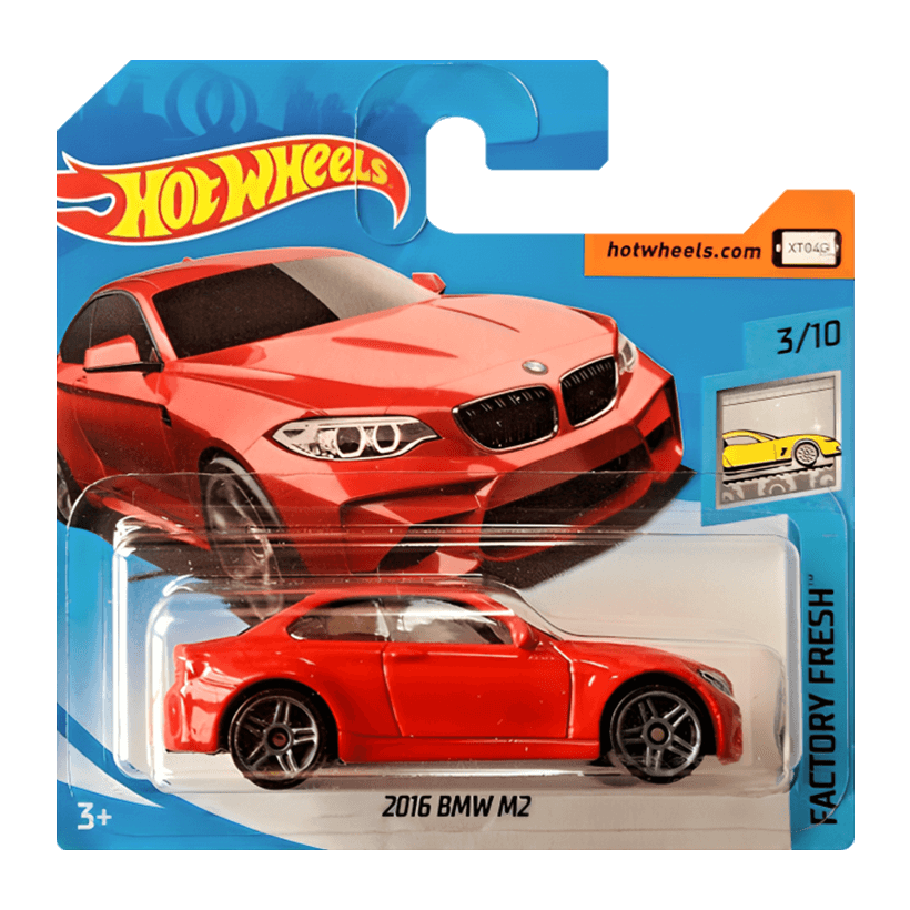 Машинка Базовая Hot Wheels 2016 BMW M2 Factory Fresh 1:64 FJY17 Red - Retromagaz