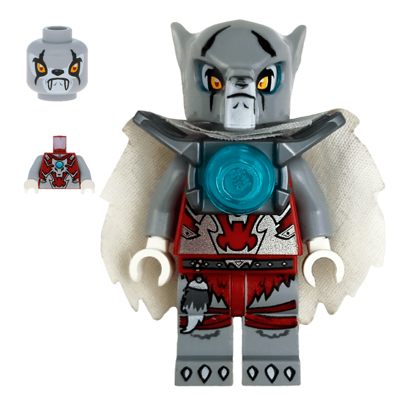 Фігурка Lego Wolf Tribe Worriz Legends of Chima loc038 70009 Б/У - Retromagaz