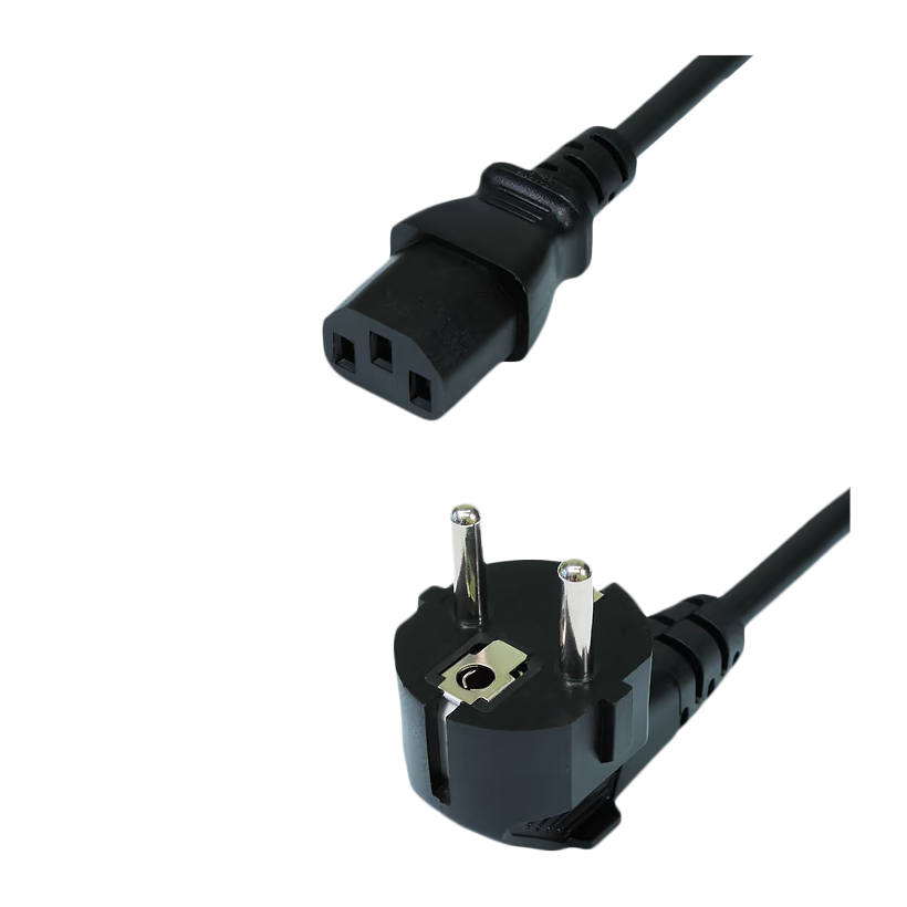 Кабель RMC Живлення 3 pin EU Black 1.5m Новий - Retromagaz