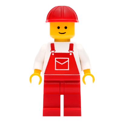 Фигурка Lego 973pb0203 Overalls Red with Pocket City People ovr005 Б/У - Retromagaz