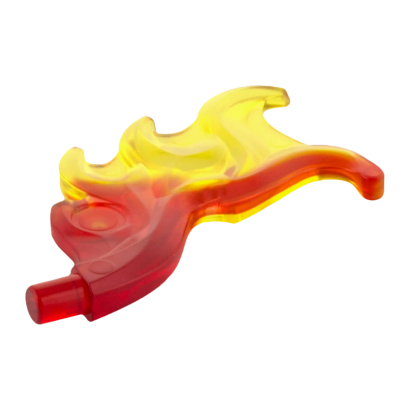 На Плечи Lego Wave Rounded Curved Wing Flame 18394pb01 6097662 Trans-Red 4шт Б/У - Retromagaz