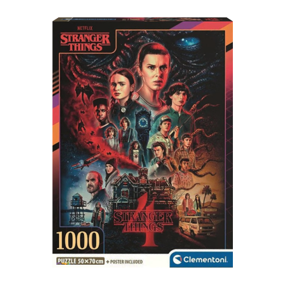 Пазли Stranger Things: Головоломка Гокінса 1000 Елементів - Retromagaz