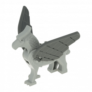 Фигурка Lego Земля Hippogriff Harry Potter Animals Buckbeakc01 1 Light Bluish Grey Б/У