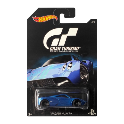 Тематична Машинка Hot Wheels Pagani Huayra Gran Turismo 1:64 DJL16 Dark Blue - Retromagaz