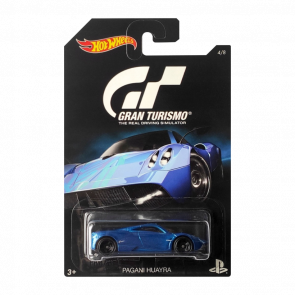 Тематическая Машинка Hot Wheels Pagani Huayra Gran Turismo 1:64 DJL16 Dark Blue - Retromagaz