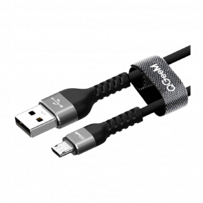 Кабель QGeeM USB 2.0 - Micro-USB Black 2m