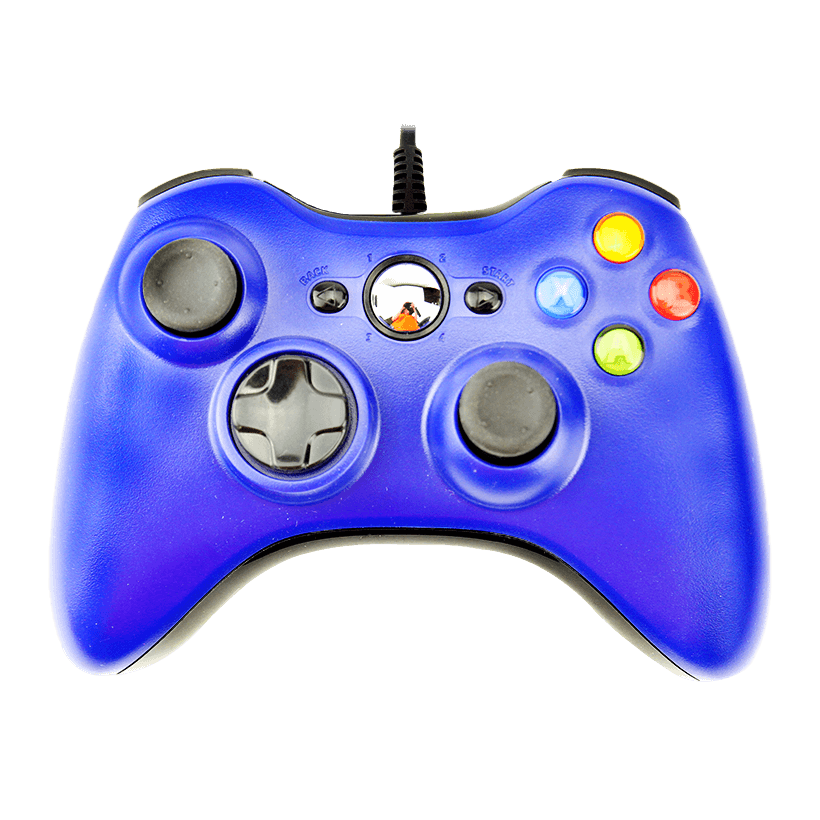 Геймпад Проводной RMC Xbox 360 Blue 2m Новый - Retromagaz