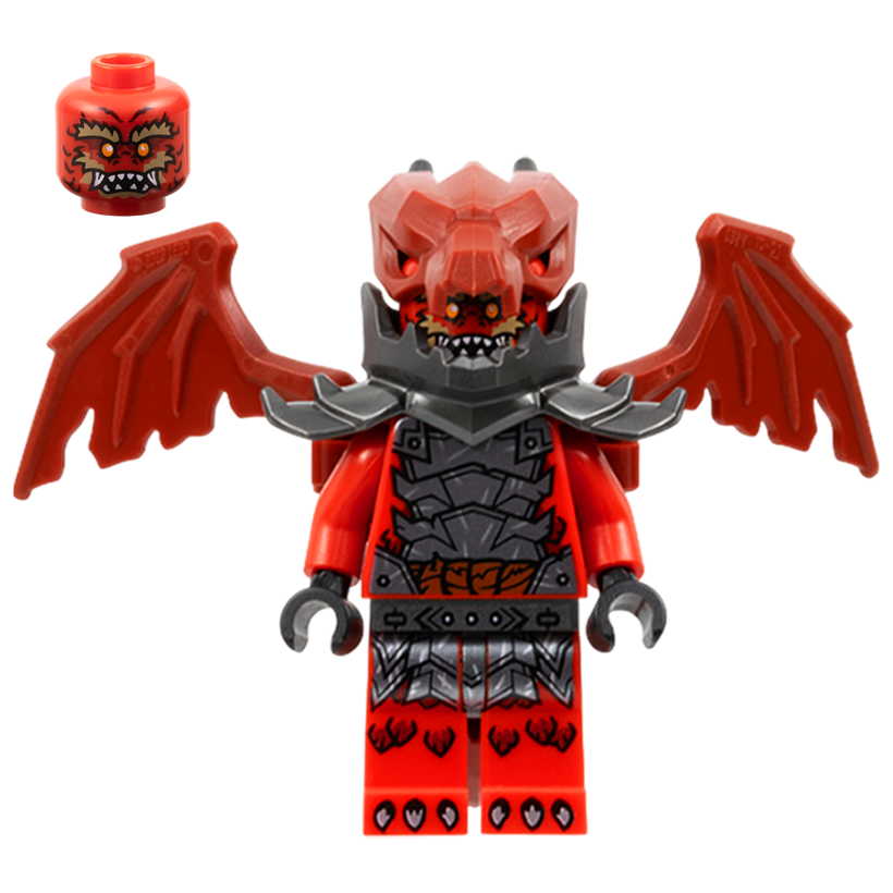 Фигурка Lego Другое Dragonian Warrior Backpack Ninjago njo0931 71830 Б/У - Retromagaz