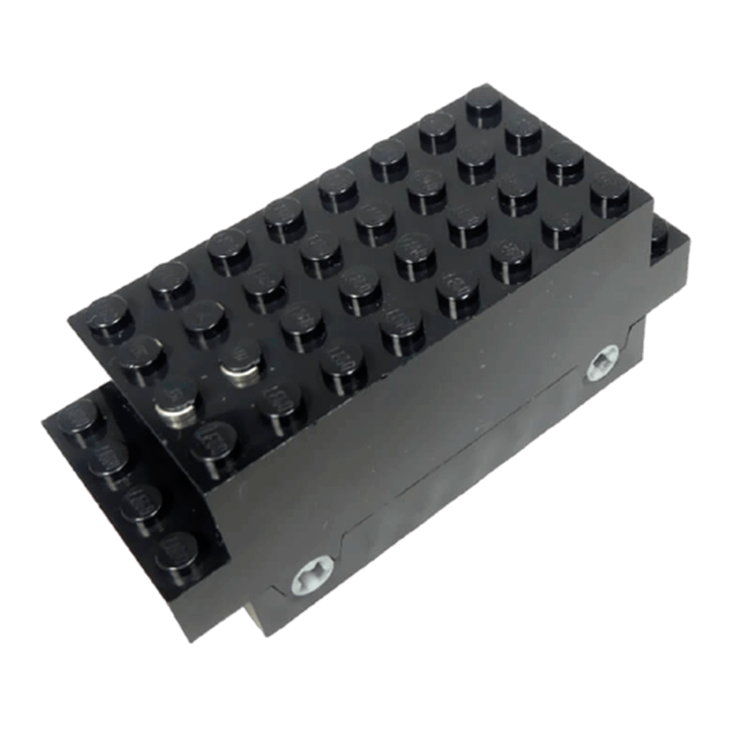 Электрика Lego Мотор 9V 4 x 10 x 3 1/3 bb0129 Black Б/У - Retromagaz
