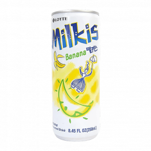Напиток Lotte Milkis Газированный Молочный Банан 250ml
