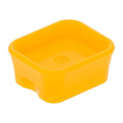 Посуда Lego Dish Rectangular 93082c 6037810 Bright Light Orange 4шт Б/У - Retromagaz